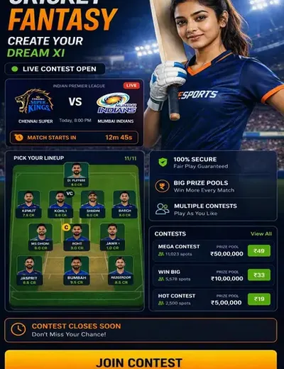 Hero11 (hero11) fantasy cricket & matchday visual 3